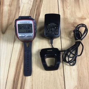 Garmin Foreman 305 GPS Fitness watch with charger